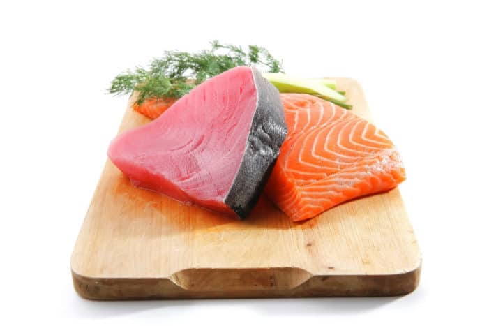 tuna vs losos